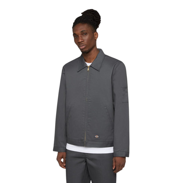 Dickies Men's Lined Eisenhower Jacket Charcoal Grey / Small-Charcoal Grey / Medium-Charcoal Grey / Large-Charcoal Grey / X-Large #- 53 Degrees North 