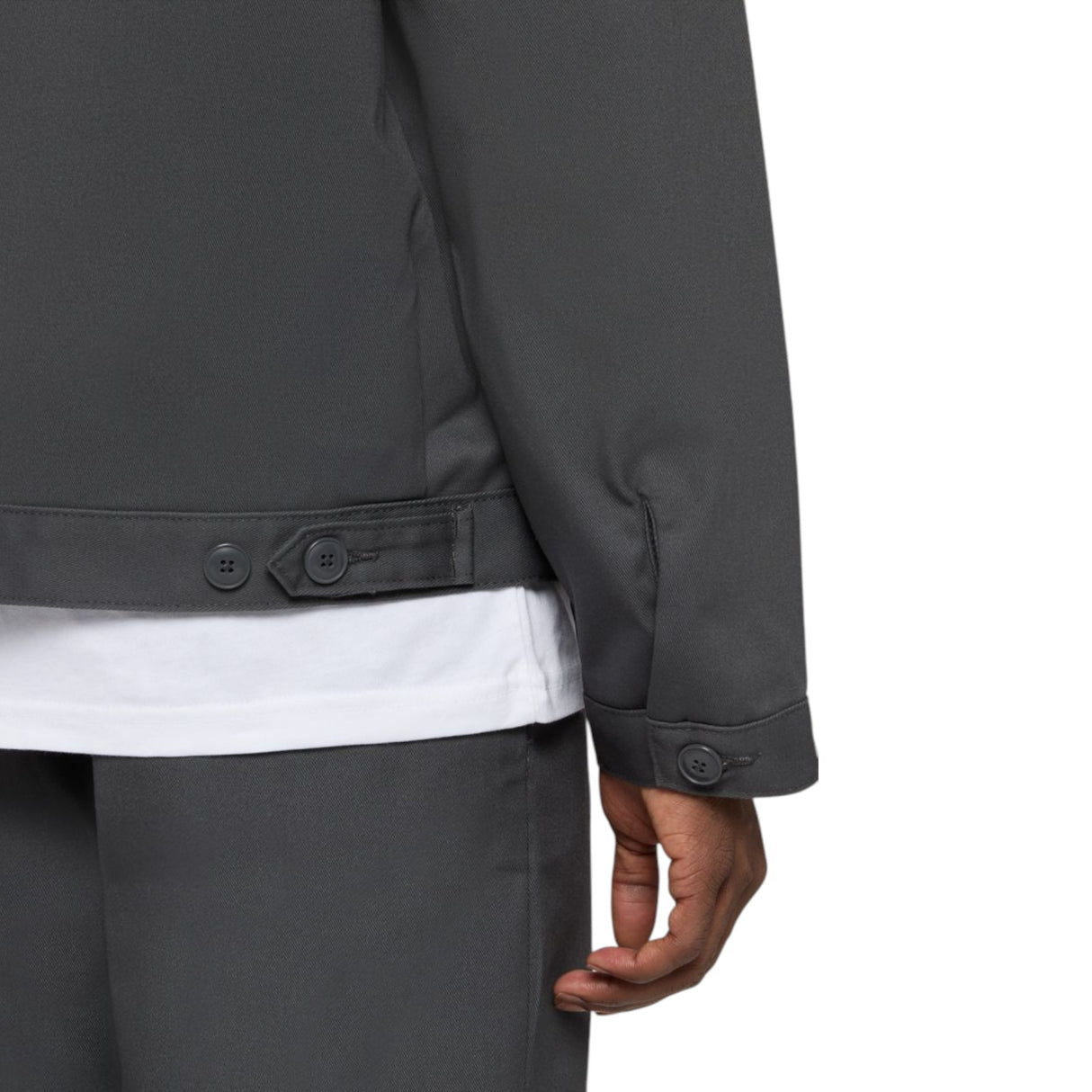 Dickies Men's Lined Eisenhower Jacket Charcoal Grey / Small-Charcoal Grey / Medium-Charcoal Grey / Large-Charcoal Grey / X-Large #- 53 Degrees North 