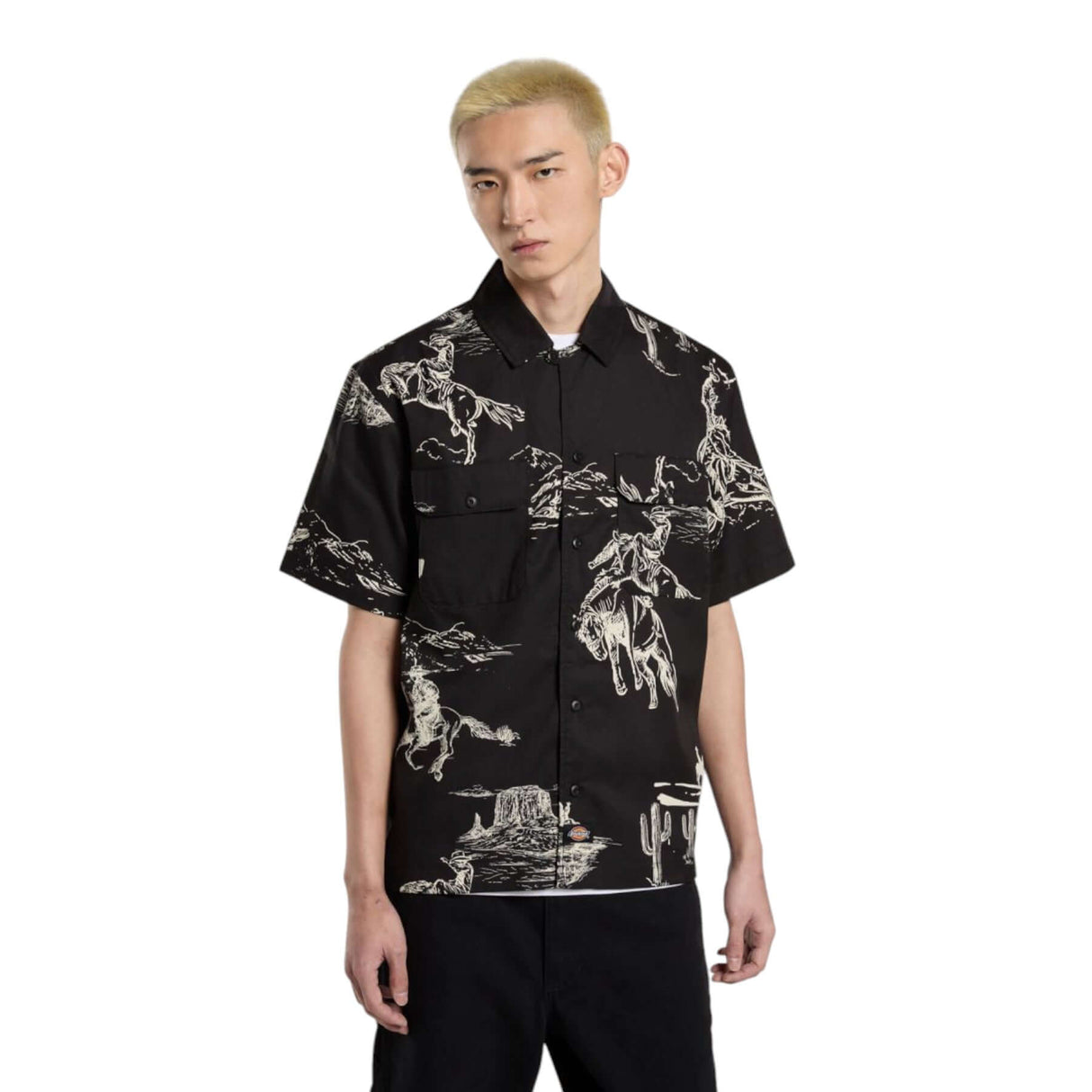 Dickies Men's Savage Work Shirt Black / Small-Black / Medium-Black / Large-Black / X-Large #- 53 Degrees North 