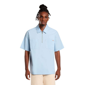 Dickies Men's Ranch 1/4 Zip Shirt Skyway / Small-Skyway / Medium-Skyway / Large-Skyway / X-Large #- 53 Degrees North 