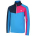 Dare 2b Kids' Formate II Core Stretch Long Sleeve Midlayer Top Gulfstream/Fjord Blue/Rusty Orange / Age 3-4-Gulfstream/Fjord Blue/Rusty Orange / Age 5-6-Gulfstream/Fjord Blue/Rusty Orange / Age 7-8-Gulfstream/Fjord Blue/Rusty Orange / Age 9-10-Gulfstream/Fjord Blue/Rusty Orange / Age 11-12 - 53 Degrees North 