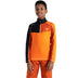 Dare 2b Kids' Formate II Core Stretch Long Sleeve Midlayer Top Gulfstream/Fjord Blue/Rusty Orange / Age 3-4-Gulfstream/Fjord Blue/Rusty Orange / Age 5-6-Gulfstream/Fjord Blue/Rusty Orange / Age 7-8-Gulfstream/Fjord Blue/Rusty Orange / Age 9-10-Gulfstream/Fjord Blue/Rusty Orange / Age 11-12 - 53 Degrees North 