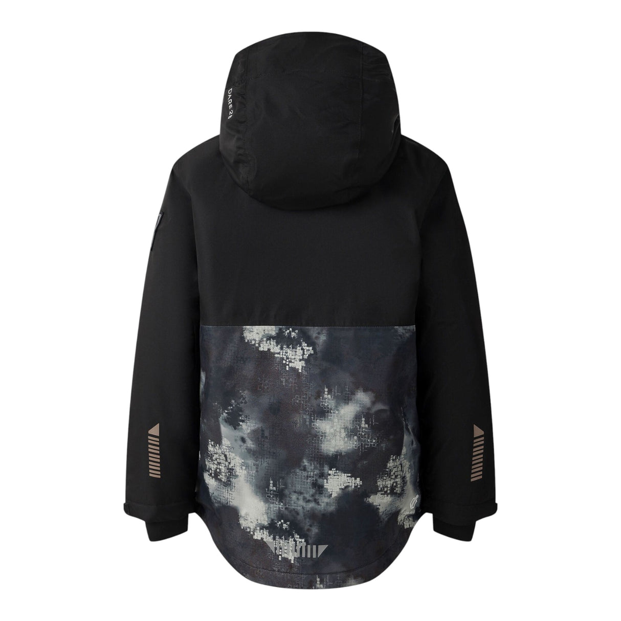 Dare 2b Kids' Freehand Jacket Black/Distressed Print / Age 5-6-Black/Distressed Print / Age 7-8-Black/Distressed Print / Age 9-10-Black/Distressed Print / Age 11-12-Black/Distressed Print / Age 13 - 53 Degrees North 