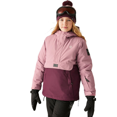 Dare 2b Kids' Freehand Jacket Black/Distressed Print / Age 5-6-Black/Distressed Print / Age 7-8-Black/Distressed Print / Age 9-10-Black/Distressed Print / Age 11-12-Black/Distressed Print / Age 13 - 53 Degrees North 