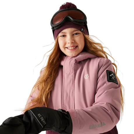 Dare 2b Kids' Freehand Jacket Black/Distressed Print / Age 5-6-Black/Distressed Print / Age 7-8-Black/Distressed Print / Age 9-10-Black/Distressed Print / Age 11-12-Black/Distressed Print / Age 13 - 53 Degrees North 