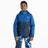 Dare 2b Kids' Impose III Ski Jacket Ebony Grey/Black / Age 3-4-Ebony Grey/Black / Age 5-6-Ebony Grey/Black / Age 7-8-Ebony Grey/Black / Age 9-10-Ebony Grey/Black / Age 11-12 - 53 Degrees North 