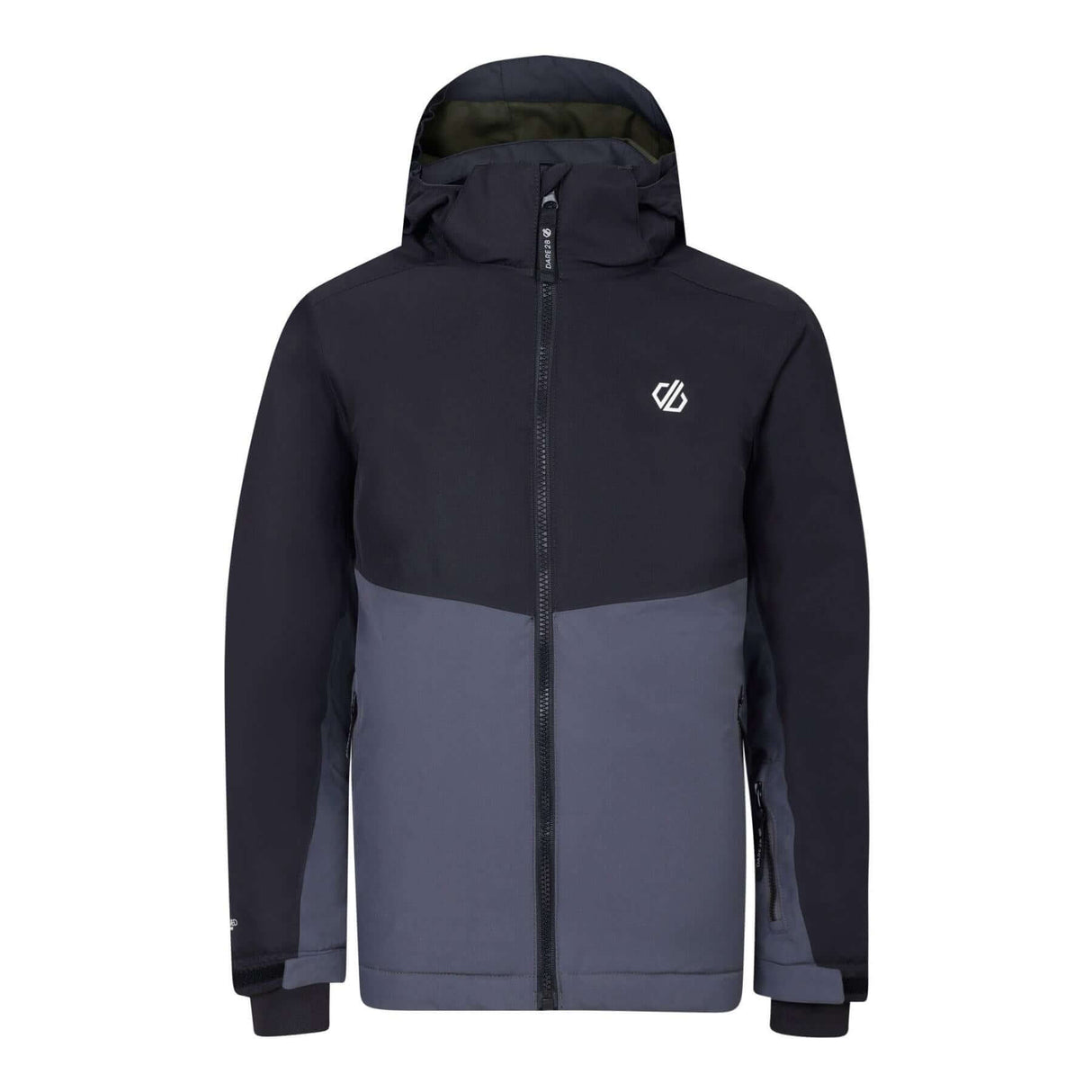 Dare 2b Kids' Impose Jacket Black/Iron Gate / Age 5-6-Black/Iron Gate / Age 7-8-Black/Iron Gate / Age 9-10-Black/Iron Gate / Age 11-12-Black/Iron Gate / Age 13 - 53 Degrees North 