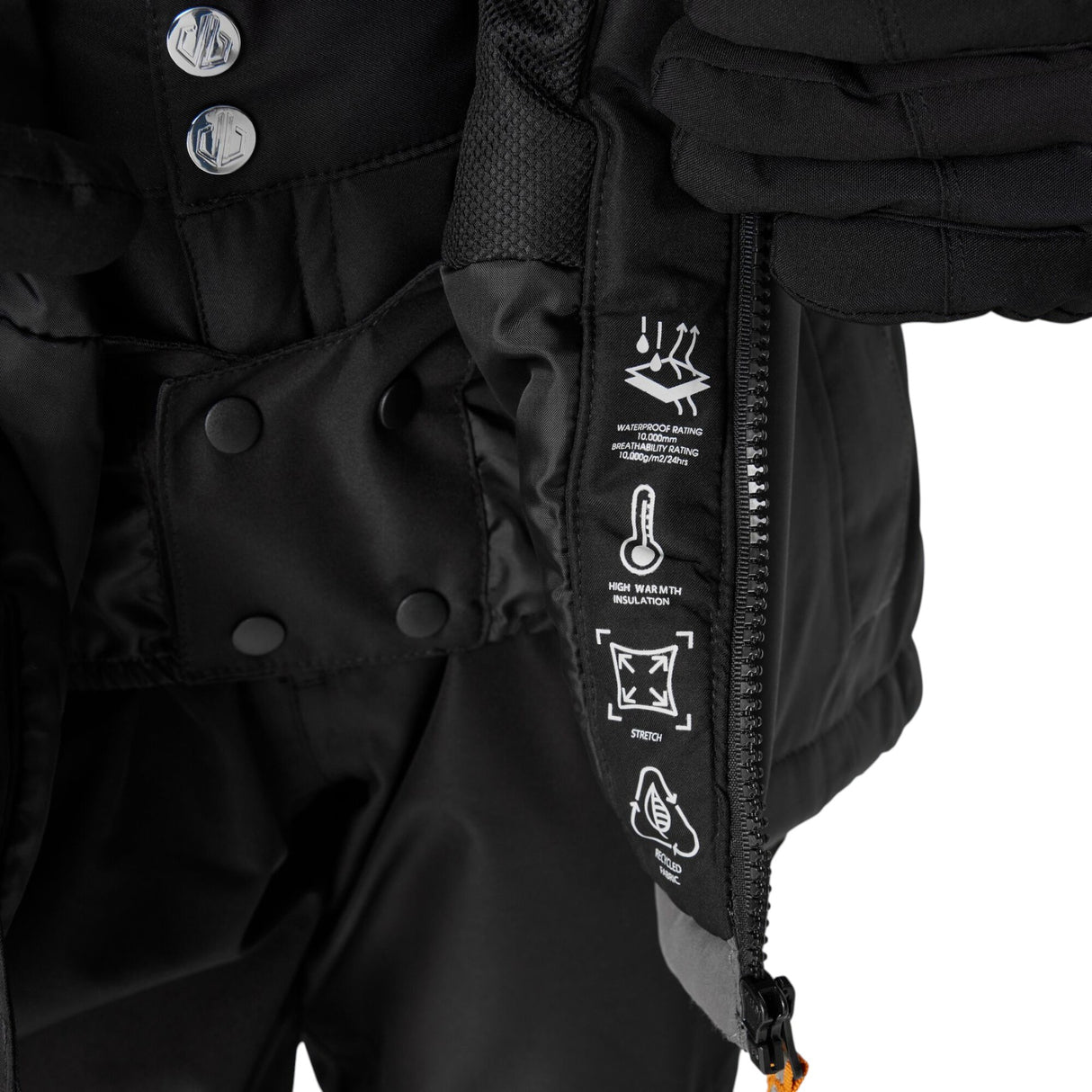 Dare 2b Kids' Impose Jacket Black/Iron Gate / Age 5-6-Black/Iron Gate / Age 7-8-Black/Iron Gate / Age 9-10-Black/Iron Gate / Age 11-12-Black/Iron Gate / Age 13 - 53 Degrees North 