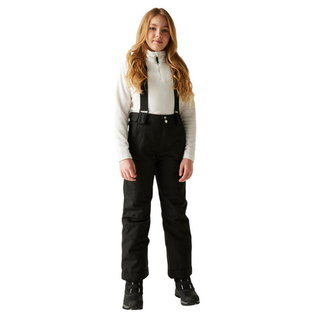 Dare 2b Kids' Outmove Ski Trousers Black / Age 5-6-Black / Age 7-8-Black / Age 9-10-Black / Age 11-12-Black / Age 13 - 53 Degrees North 
