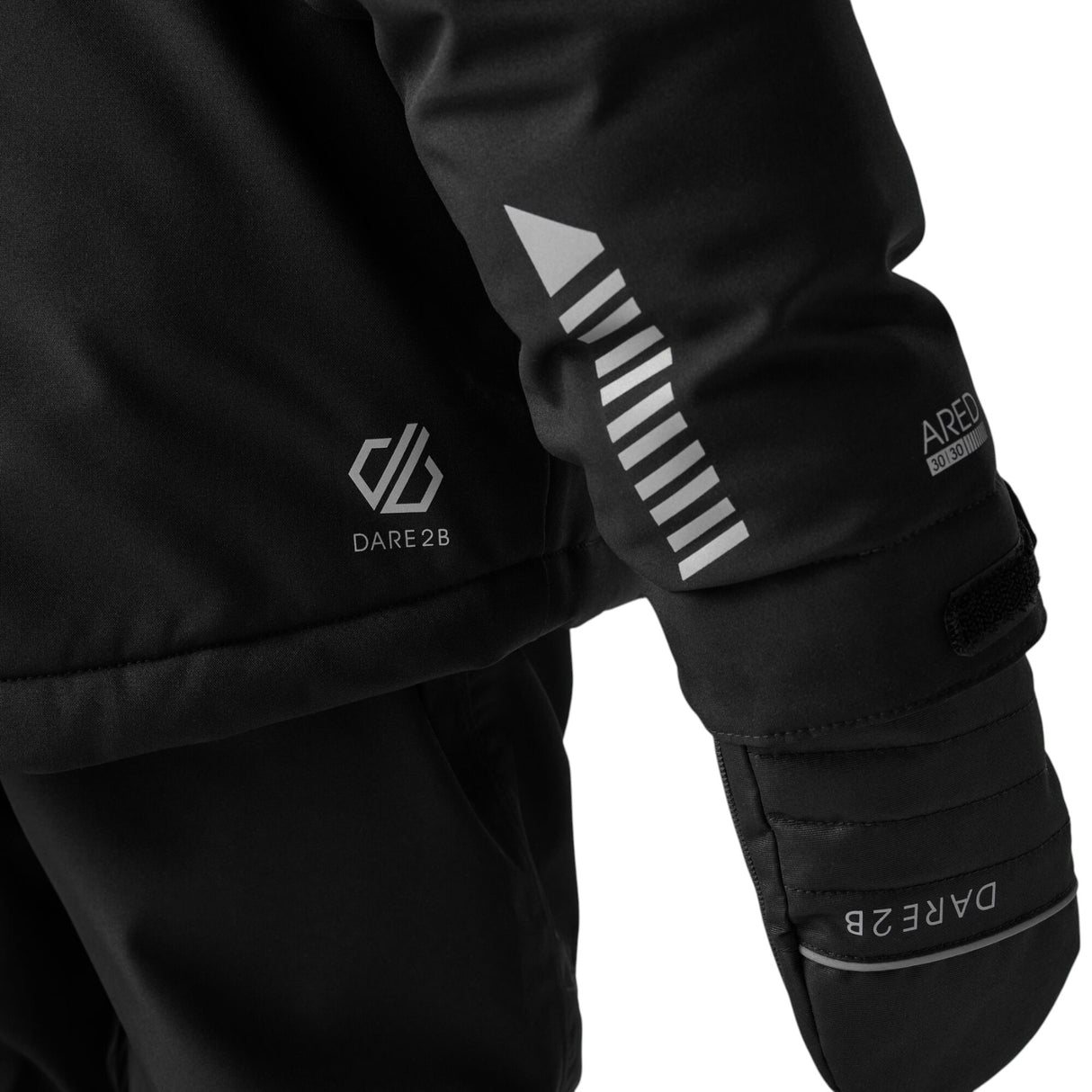 Dare 2b Kids' Shredder Jacket Black / Age 5-6-Black / Age 7-8-Black / Age 9-10-Black / Age 11-12-Black / Age 13 - 53 Degrees North 