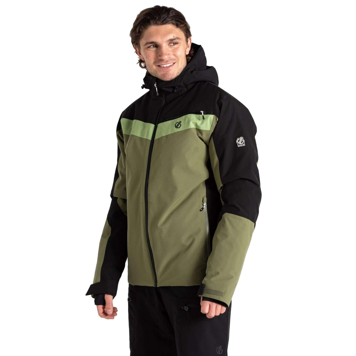 Dare 2b Men's Eagle Jacket Black/Clay/Ebony Grey / Small-Black/Clay/Ebony Grey / Medium-Black/Clay/Ebony Grey / Large-Black/Clay/Ebony Grey / X-Large-Black/Clay/Ebony Grey / XX-Large - 53 Degrees North 