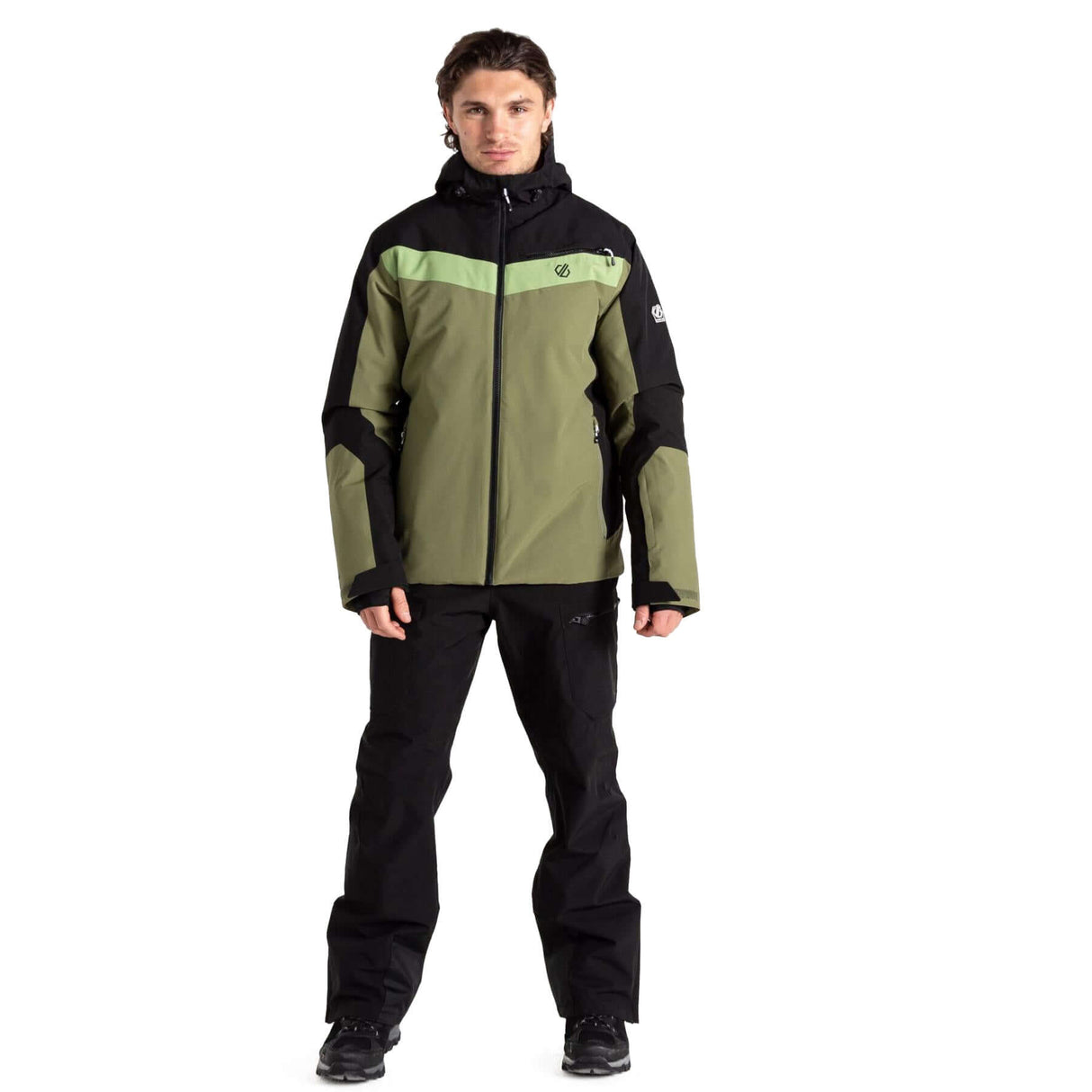 Dare 2b Men's Eagle Jacket Black/Clay/Ebony Grey / Small-Black/Clay/Ebony Grey / Medium-Black/Clay/Ebony Grey / Large-Black/Clay/Ebony Grey / X-Large-Black/Clay/Ebony Grey / XX-Large - 53 Degrees North 