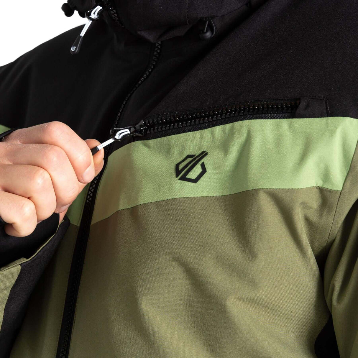 Dare 2b Men's Eagle Jacket Black/Clay/Ebony Grey / Small-Black/Clay/Ebony Grey / Medium-Black/Clay/Ebony Grey / Large-Black/Clay/Ebony Grey / X-Large-Black/Clay/Ebony Grey / XX-Large - 53 Degrees North 
