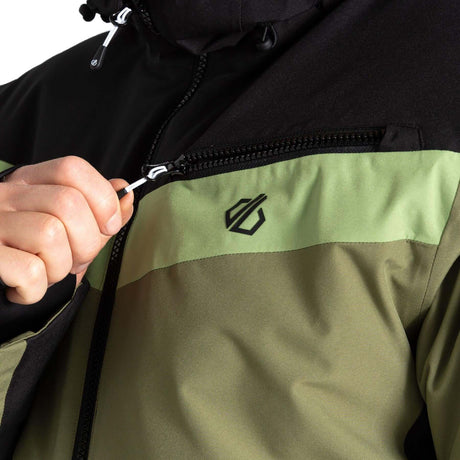 Dare 2b Men's Eagle Jacket Black/Clay/Ebony Grey / Small-Black/Clay/Ebony Grey / Medium-Black/Clay/Ebony Grey / Large-Black/Clay/Ebony Grey / X-Large-Black/Clay/Ebony Grey / XX-Large - 53 Degrees North 