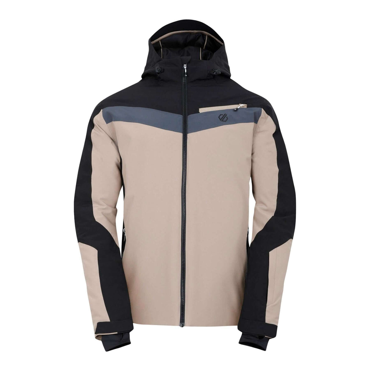 Dare 2b Men's Eagle Jacket Black/Clay/Ebony Grey / Small-Black/Clay/Ebony Grey / Medium-Black/Clay/Ebony Grey / Large-Black/Clay/Ebony Grey / X-Large-Black/Clay/Ebony Grey / XX-Large - 53 Degrees North 