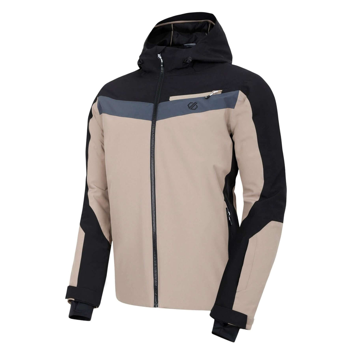 Dare 2b Men's Eagle Jacket Black/Clay/Ebony Grey / Small-Black/Clay/Ebony Grey / Medium-Black/Clay/Ebony Grey / Large-Black/Clay/Ebony Grey / X-Large-Black/Clay/Ebony Grey / XX-Large - 53 Degrees North 