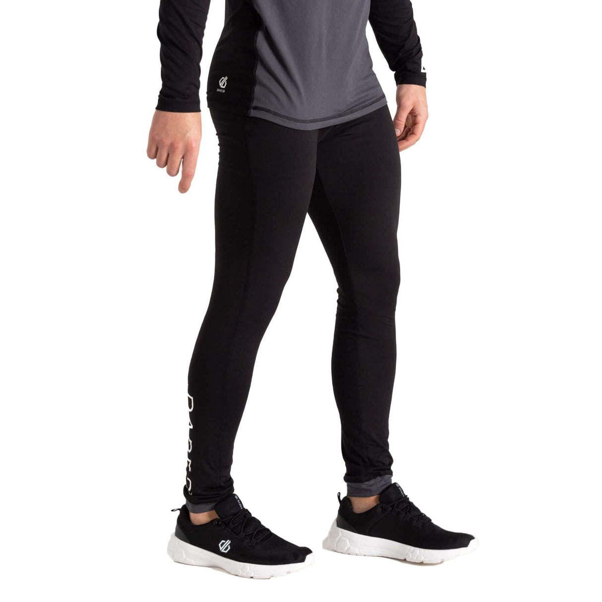 Dare 2b Men's Exchange Baselayer Set Black/Ebony Grey / Small-Black/Ebony Grey / Medium-Black/Ebony Grey / Large-Black/Ebony Grey / X-Large-Black/Ebony Grey / XX-Large - 53 Degrees North 