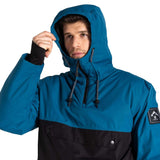 Dare 2b Men's Freeride Overhead Jacket Kingfisher Blue/Black / Small-Kingfisher Blue/Black / Medium-Kingfisher Blue/Black / Large-Kingfisher Blue/Black / X-Large-Kingfisher Blue/Black / XX-Large - 53 Degrees North 