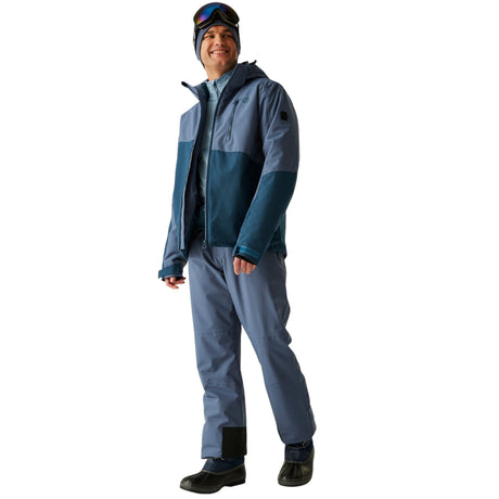 Dare 2b Men's Halfpipe Jacket Blue Indigo/Moonlight Denim / X-Small-Blue Indigo/Moonlight Denim / Small-Blue Indigo/Moonlight Denim / Medium-Blue Indigo/Moonlight Denim / Large-Blue Indigo/Moonlight Denim / X-Large - 53 Degrees North 