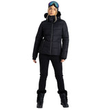 Dare 2b Women's Glamorize IV Ski Jacket Black / X-Small-Black / Small-Black / Medium-Black / Large-Black / X-Large - 53 Degrees North 
