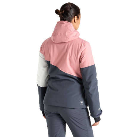 Dare 2b Women's Ice Jacket Dusty Rose/Ebony Grey / X-Small-Dusty Rose/Ebony Grey / Small-Dusty Rose/Ebony Grey / Medium-Dusty Rose/Ebony Grey / Large-Dusty Rose/Ebony Grey / X-Large - 53 Degrees North 