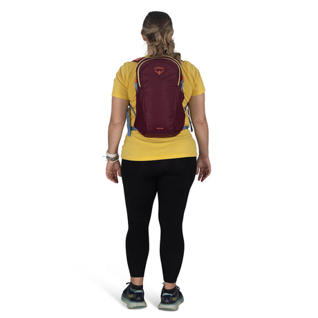 Osprey Daylite Backpack Moody Burgundy-Blue Spikemoss/Alkaline-Black-Cascade Blue/Latte Brown #- 53 Degrees North 