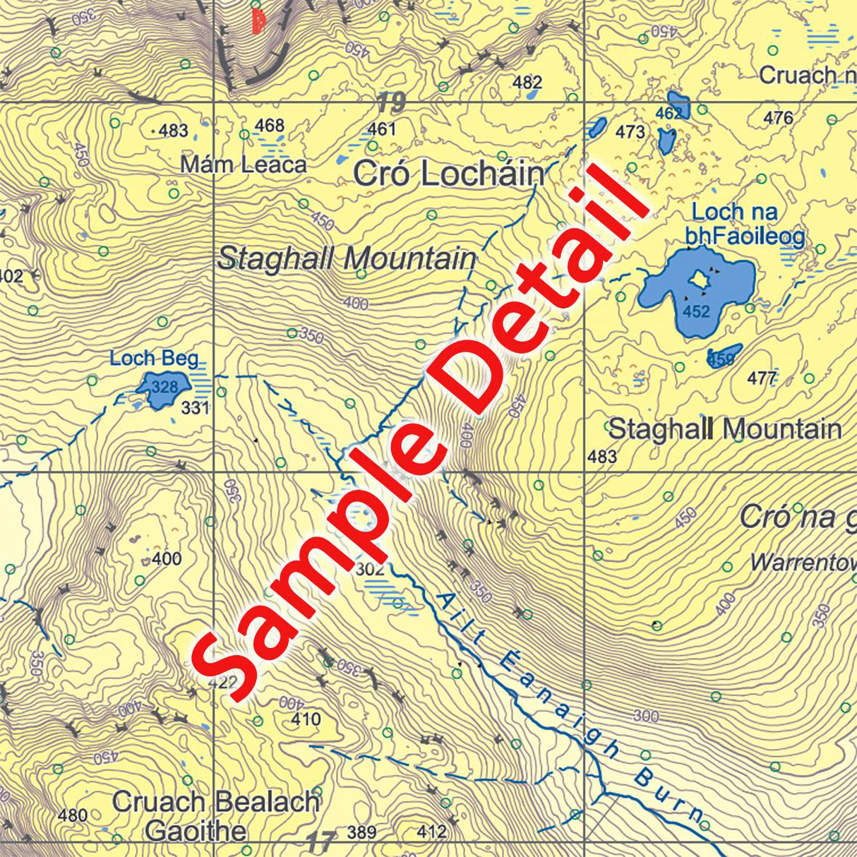 EastWest Mapping Derryveagh Waterproof Map Default Title #- 53 Degrees North 