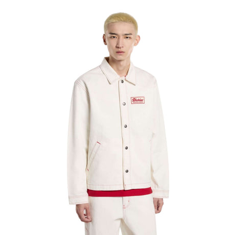 Dickies Men's Lewistown Denim Jacket Egret / Small-Egret / Medium-Egret / Large-Egret / X-Large - 53 Degrees North 