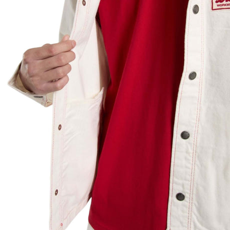 Dickies Men's Lewistown Denim Jacket Egret / Small-Egret / Medium-Egret / Large-Egret / X-Large - 53 Degrees North 