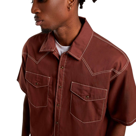 Dickies Men's River Ranch Work Shirt Cappuccino / Small-Cappuccino / Medium-Cappuccino / Large-Cappuccino / X-Large - 53 Degrees North 