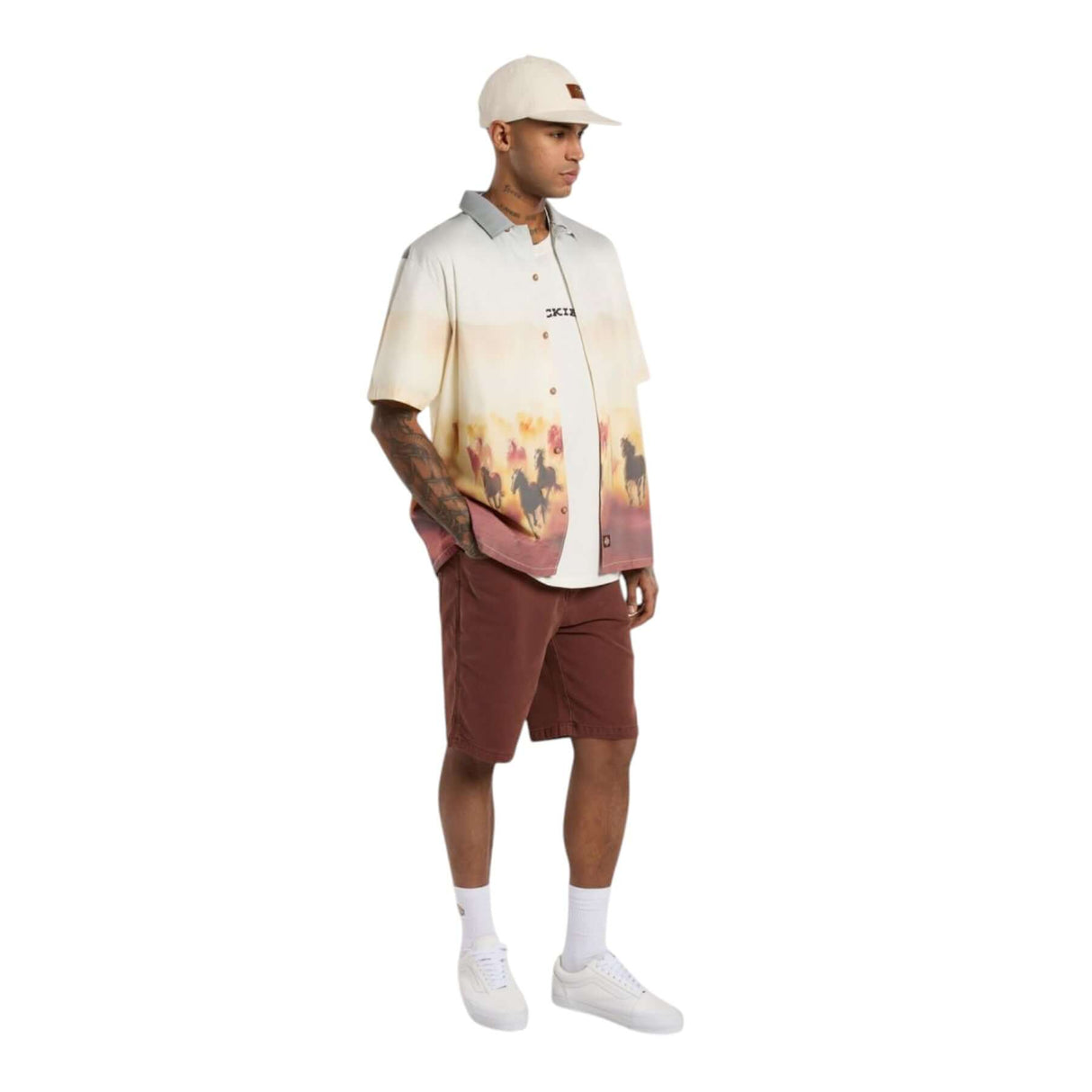 Dickies Men's Running Wild Shirt Oak Buff / Small-Oak Buff / Medium-Oak Buff / Large-Oak Buff / X-Large - 53 Degrees North 