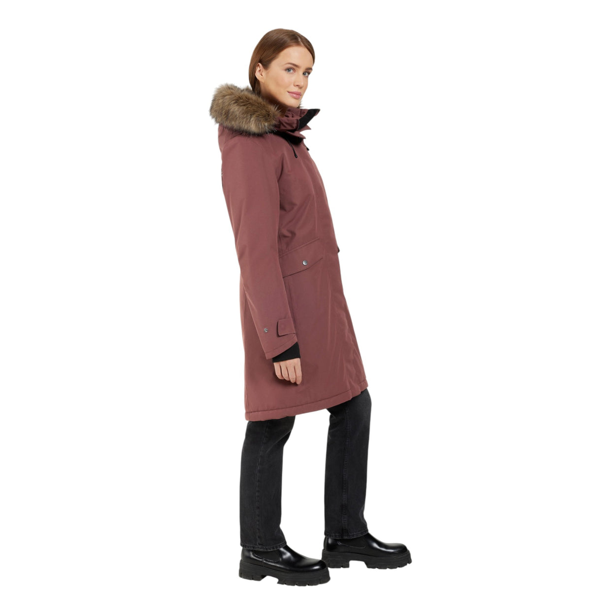 Didriksons Women's Erika Waterproof Insulated Parka Old Rust / X-Small-Old Rust / Small-Old Rust / Medium-Old Rust / Large-Old Rust / X-Large - 53 Degrees North 