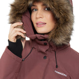 Didriksons Women's Erika Waterproof Insulated Parka Old Rust / X-Small-Old Rust / Small-Old Rust / Medium-Old Rust / Large-Old Rust / X-Large - 53 Degrees North 
