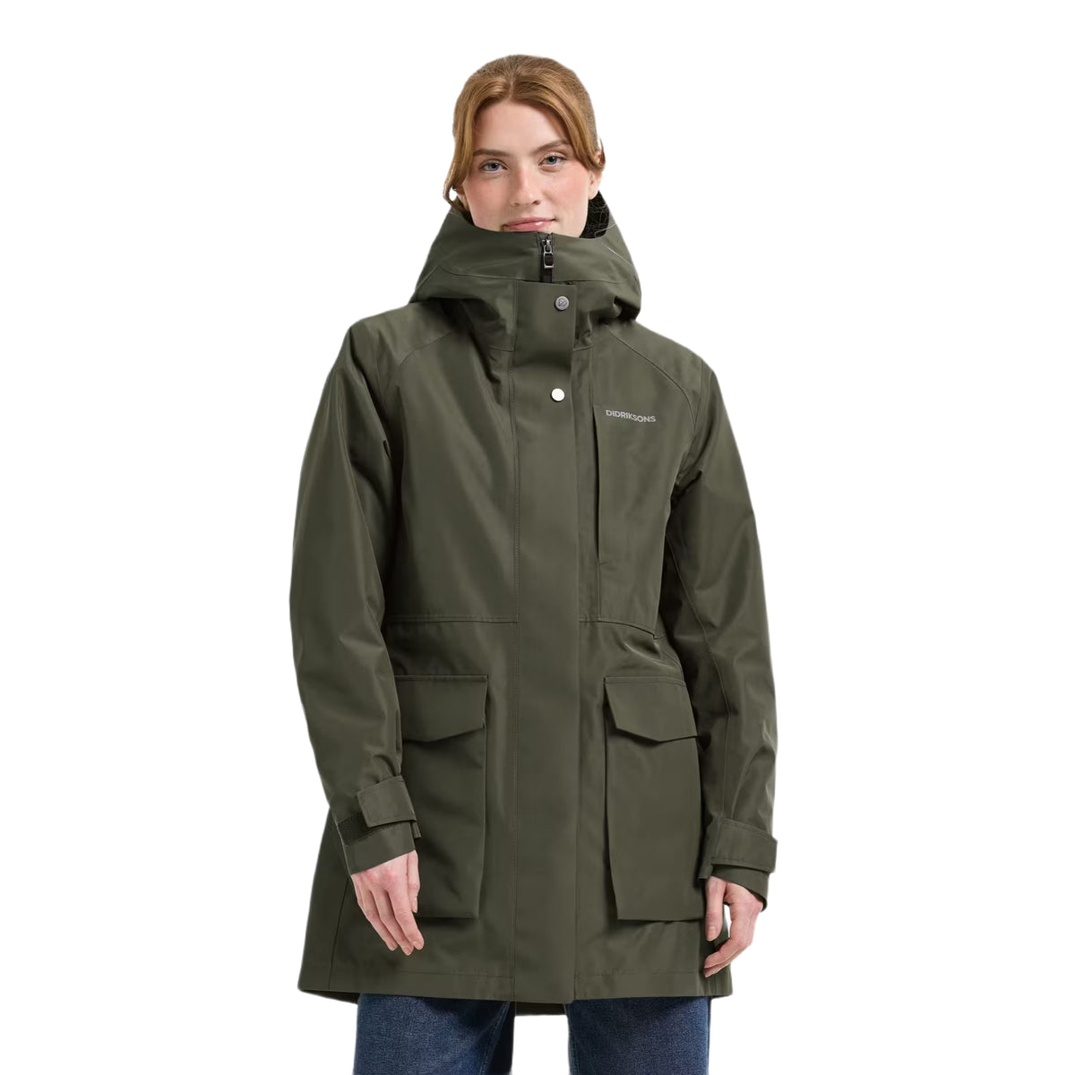 Didriksons Women's Harriet Waterproof Parka Deep Green / X-Small - 53 Degrees North
