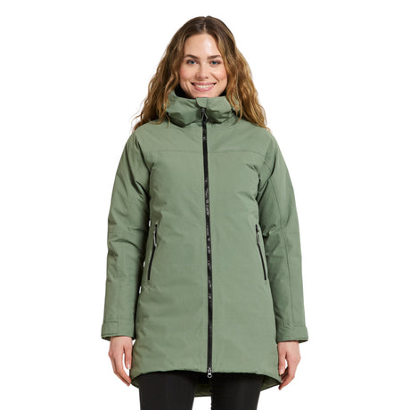 Didriksons Women's Marget Waterproof Insulated Parka Ash Brown / Small-Ash Brown / Medium-Ash Brown / Large-Ash Brown / X-Large-Light Moss / Small - 53 Degrees North 