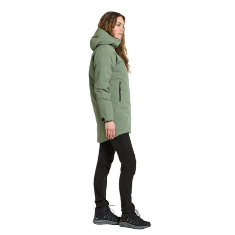 Didriksons Women's Marget Waterproof Insulated Parka Ash Brown / Small-Ash Brown / Medium-Ash Brown / Large-Ash Brown / X-Large-Light Moss / Small - 53 Degrees North 