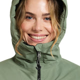 Didriksons Women's Marget Waterproof Insulated Parka Ash Brown / Small-Ash Brown / Medium-Ash Brown / Large-Ash Brown / X-Large-Light Moss / Small - 53 Degrees North 