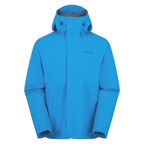 Rab Men's Downpour Eco Jacket Maya Blue / Small-Maya Blue / Medium-Maya Blue / Large-Maya Blue / X-Large-Maya Blue / XX-Large #- 53 Degrees North 