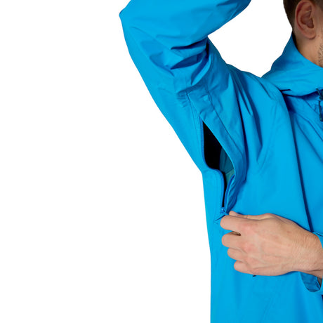 Rab Men's Downpour Eco Jacket Maya Blue / Small-Maya Blue / Medium-Maya Blue / Large-Maya Blue / X-Large-Maya Blue / XX-Large #- 53 Degrees North 