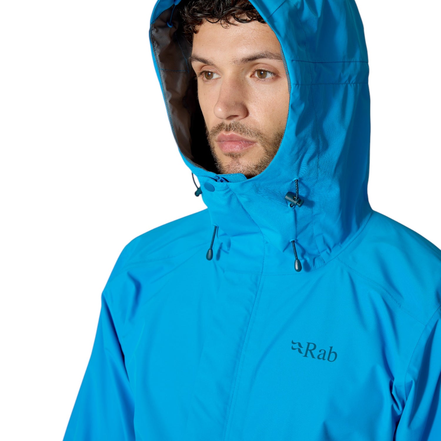 Rab Men's Downpour Eco Jacket Maya Blue / Small-Maya Blue / Medium-Maya Blue / Large-Maya Blue / X-Large-Maya Blue / XX-Large #- 53 Degrees North 