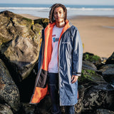 Dryrobe Advance Long Sleeve Changing Robe Dark Grey/Orange / Small-Dark Grey/Orange / Medium-Dark Grey/Orange / Large-Black/Grey / X-Small-Black/Grey / Small - 53 Degrees North 