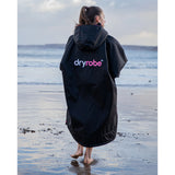 Dryrobe Kids' Advance Long Sleeve Changing Robe Navy/Grey / X-Small-Navy/Grey / Small-Black/Pink / Small - 53 Degrees North 
