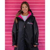 Dryrobe Kids' Advance Long Sleeve Changing Robe Navy/Grey / X-Small-Navy/Grey / Small-Black/Pink / Small - 53 Degrees North 