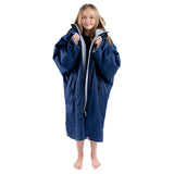 Dryrobe Kids' Advance Long Sleeve Changing Robe Navy/Grey / X-Small-Navy/Grey / Small-Black/Pink / Small - 53 Degrees North 