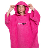 Dryrobe Kids' Organic Cotton Towel Robe Pink / X-Small-Pink / Small-Navy / X-Small-Navy / Small - 53 Degrees North 