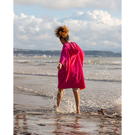 Dryrobe Kids' Organic Cotton Towel Robe Pink / X-Small-Pink / Small-Navy / X-Small-Navy / Small - 53 Degrees North 
