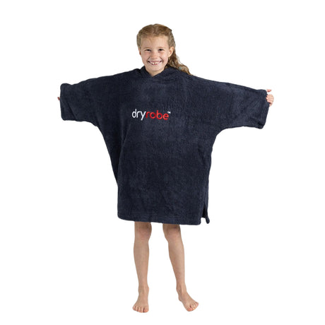 Dryrobe Kids' Organic Cotton Towel Robe Pink / X-Small-Pink / Small-Navy / X-Small-Navy / Small - 53 Degrees North 