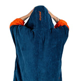 Dryrobe Zip Through Towel Robe Nimbus Cloud / Small-Nimbus Cloud / Medium-Deep Sea Blue / Small-Deep Sea Blue / Medium - 53 Degrees North 