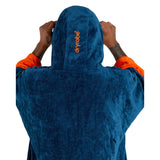 Dryrobe Zip Through Towel Robe Nimbus Cloud / Small-Nimbus Cloud / Medium-Deep Sea Blue / Small-Deep Sea Blue / Medium - 53 Degrees North 