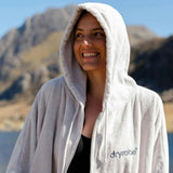 Dryrobe Zip Through Towel Robe Nimbus Cloud / Small-Nimbus Cloud / Medium-Deep Sea Blue / Small-Deep Sea Blue / Medium - 53 Degrees North 
